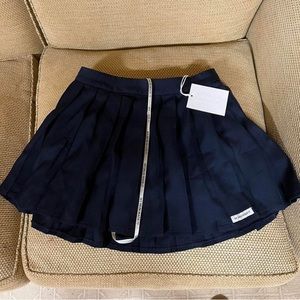 My Mum Made It Navy Pleated Skort